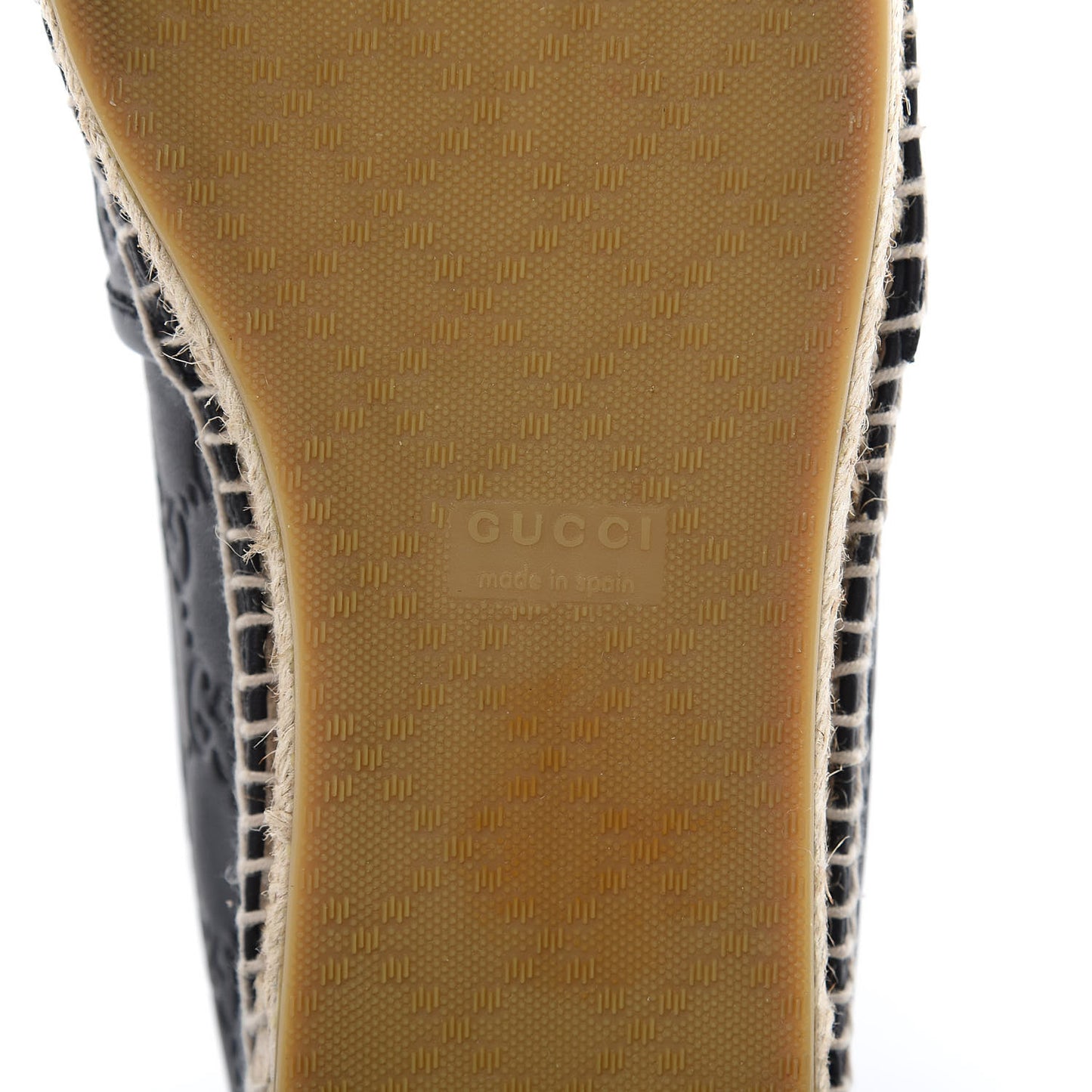 Guccissima Signature Espadrilles 37 Black