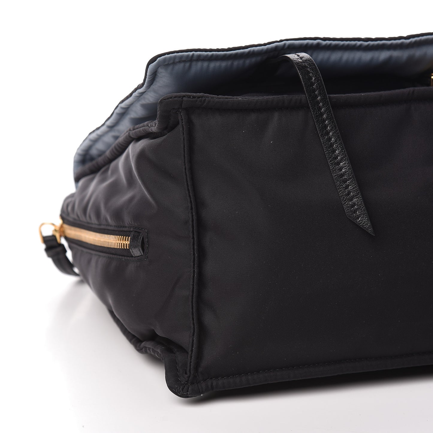 Tessuto Nylon Etiquette Flap Black Soleil