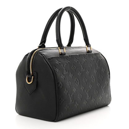 Louis Vuitton Empreinte Speedy Bandouliere 25 NM Black 3 of 12