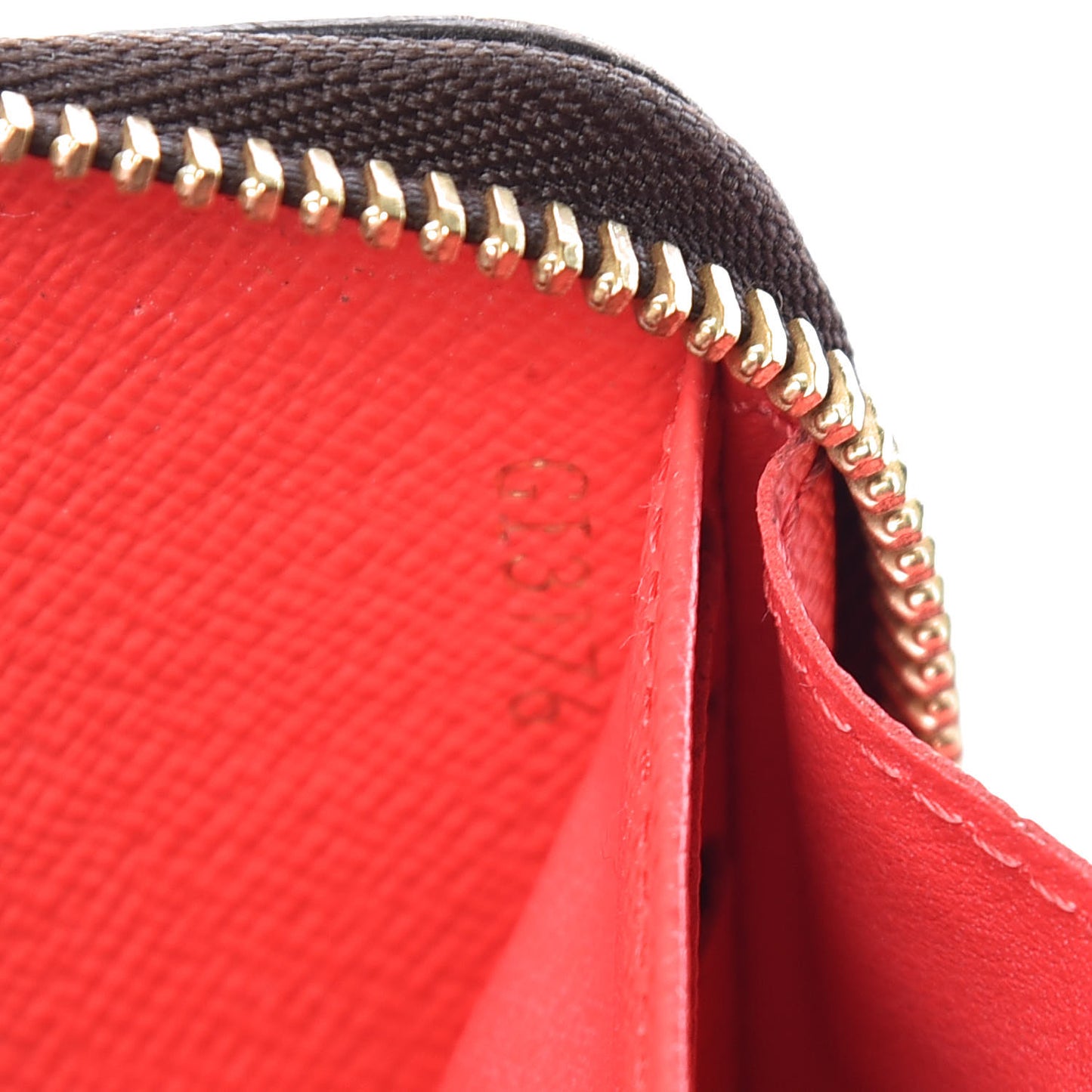 Damier Ebene 2016 Christmas Animation Zippy Wallet Rouge