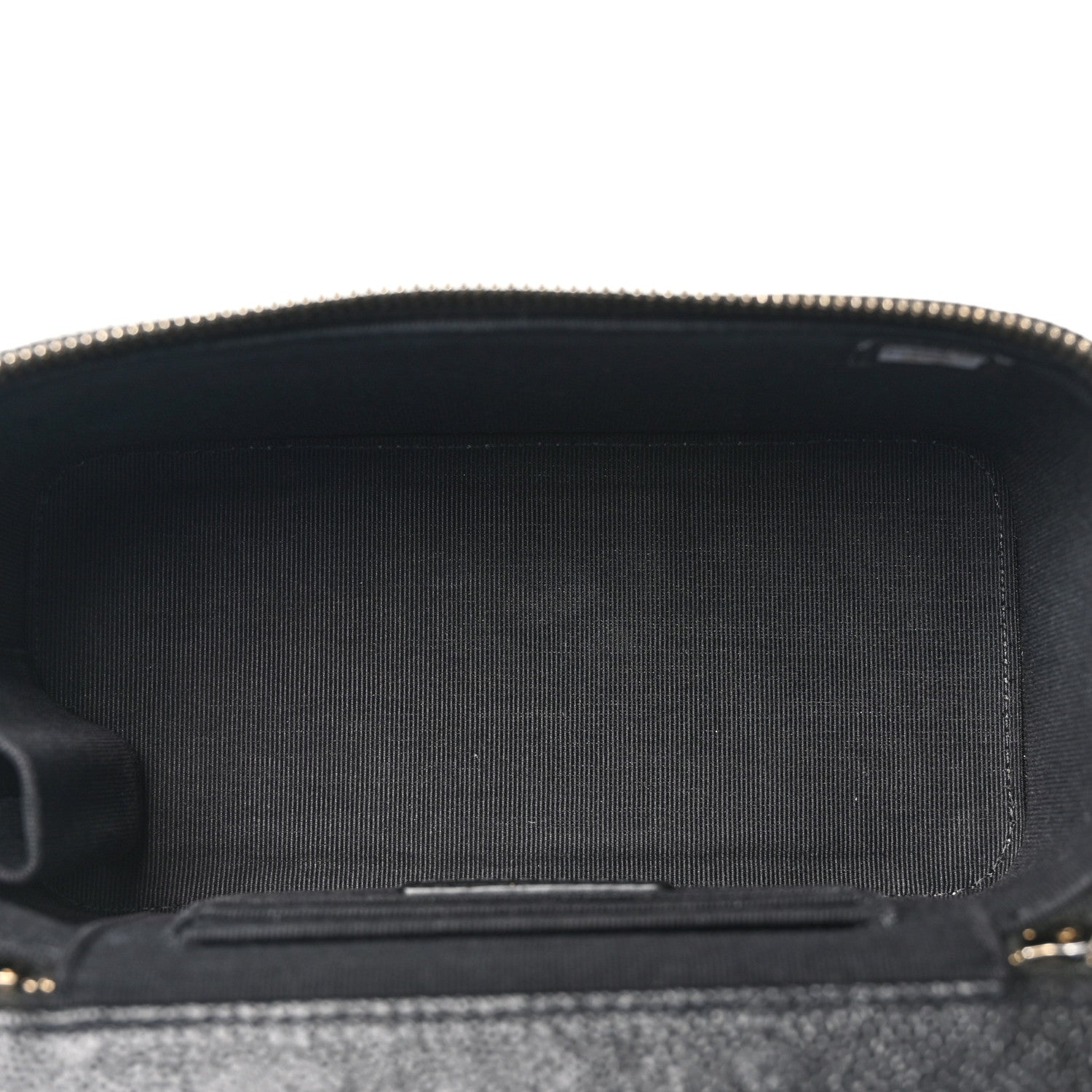 Chanel Caviar Quilted Small Tiny CC Vanity Case With Chain Black 6 of 12