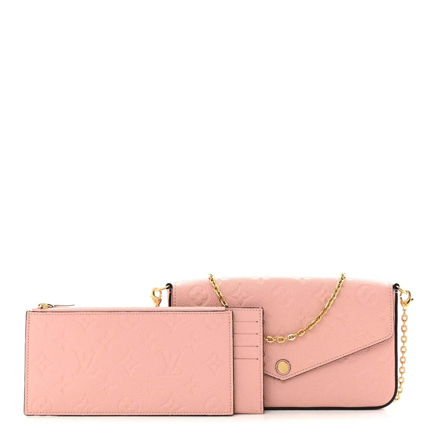Empreinte Pochette Felicie Chain Wallet Rose Poudre