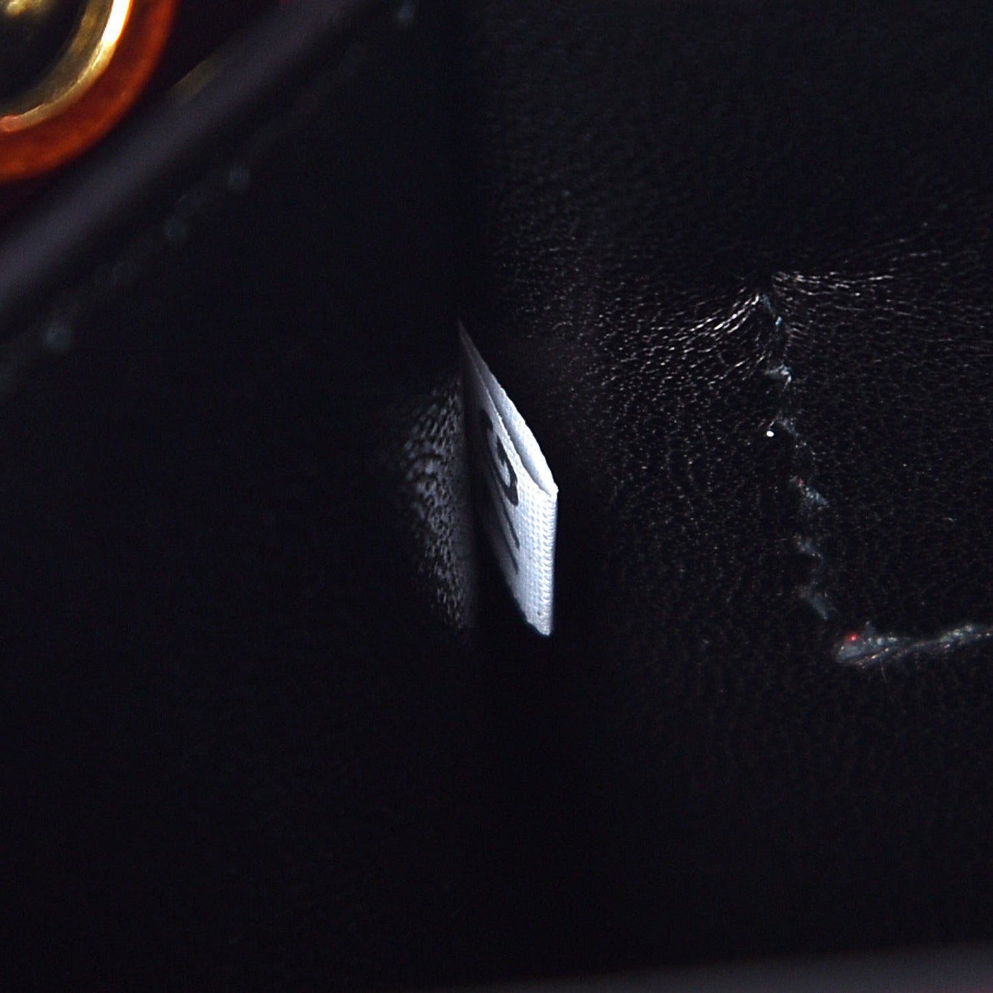 Saffiano Cuir Medium Double Bag Fuoco Black