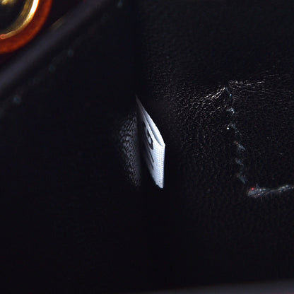Prada Saffiano Cuir Medium Double Bag Fuoco Black 8 of 16