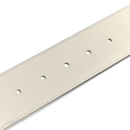 Gucci Calfskin Double G 40mm Belt 95 38 Mystic White 5 of 6
