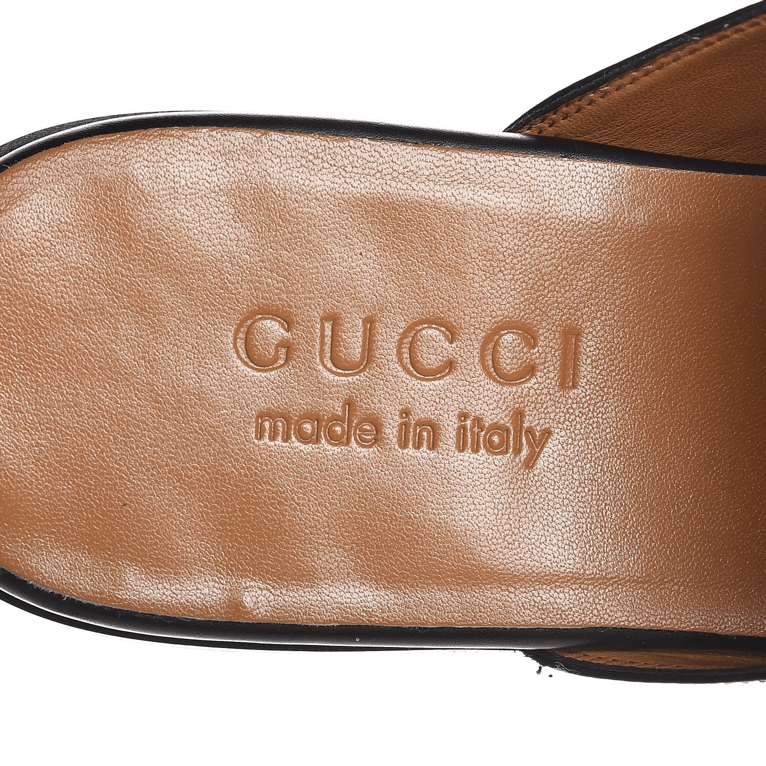 Gucci Calfskin Mens Princetown Slippers 6 Black 7 of 8