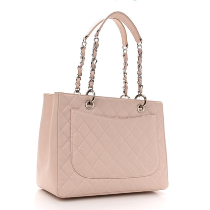 Chanel Caviar Quilted Grand Shopping Tote GST Light Pink 2 of 10