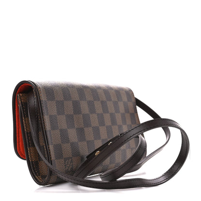 Louis Vuitton Damier Ebene Pochette Twin GM 3 of 9