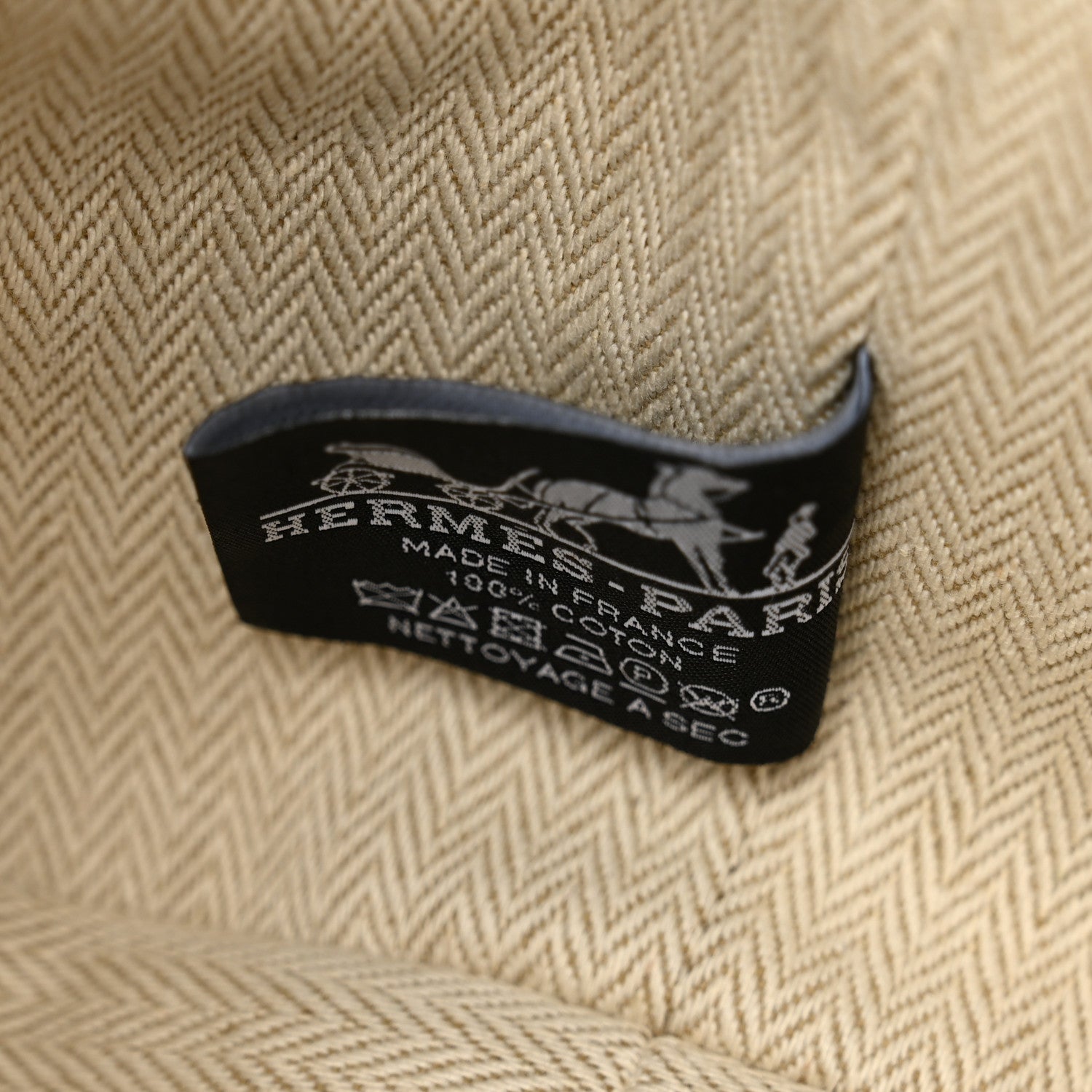 Hermes Canvas Small Bride-A-Brac Pouch Marine 7 of 7