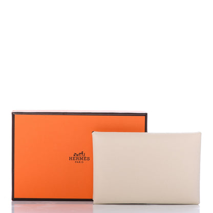Hermes Swift Horseshoe Calvi Card Case Beton Rose Azalee 8 of 8