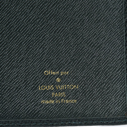 Louis Vuitton Taiga Checkbook Pocket Agenda Cover Epicea 6 of 7
