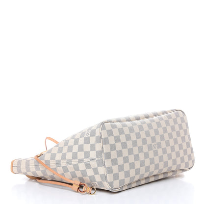 Louis Vuitton Damier Azur Neo Neverfull MM Rose Ballerine 4 of 11