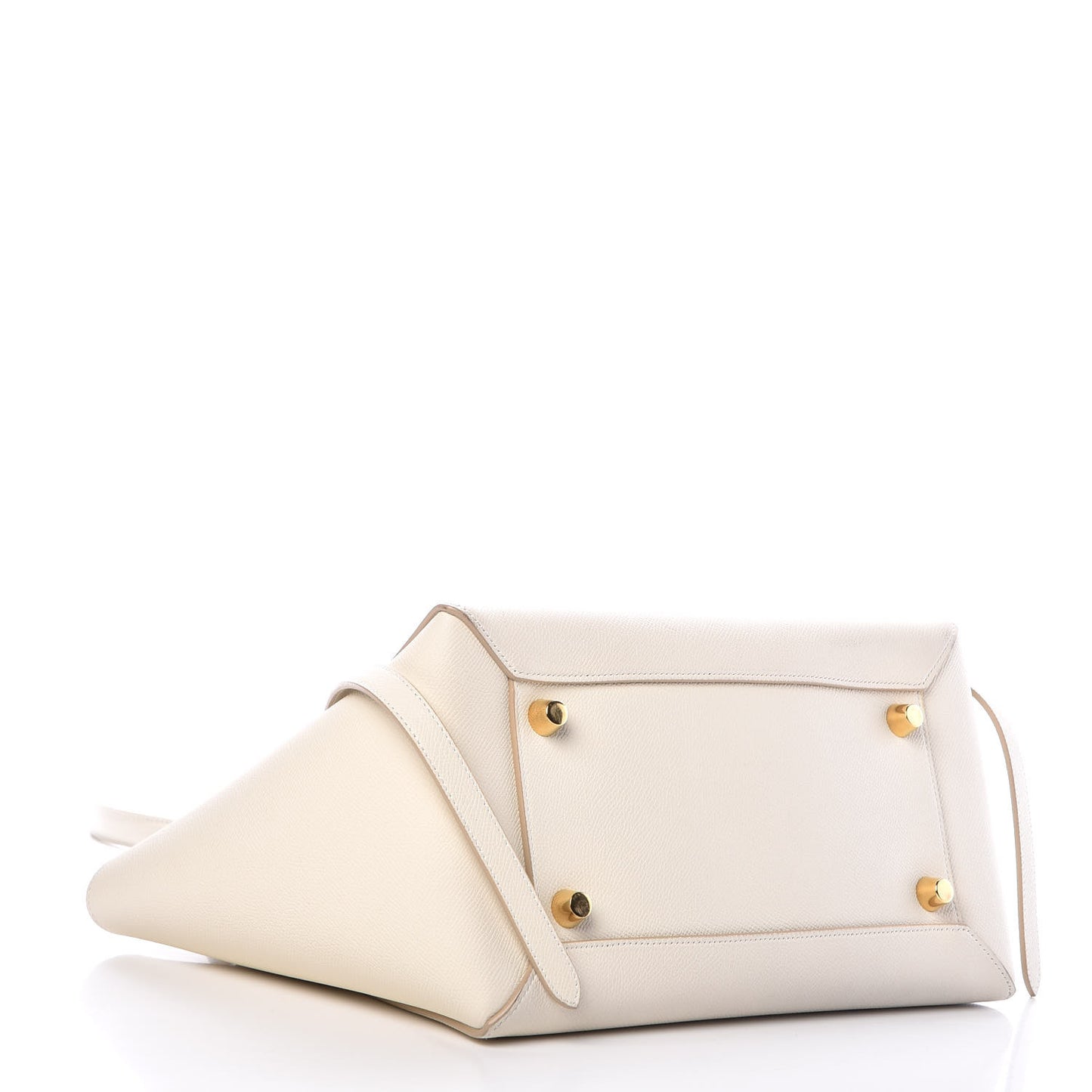 Grained Calfskin Mini Belt Bag White