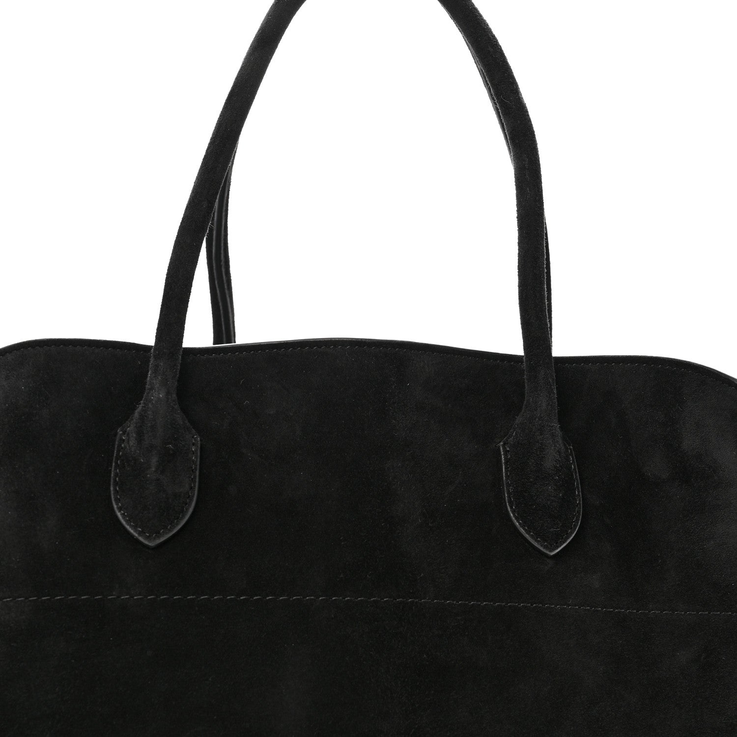 The Row Suede Soft Margaux 17 Black 7 of 10