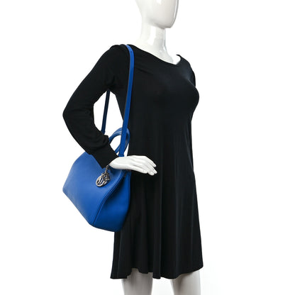 Christian Dior Smooth Calfskin Diorissimo Tote Blue 2 of 16