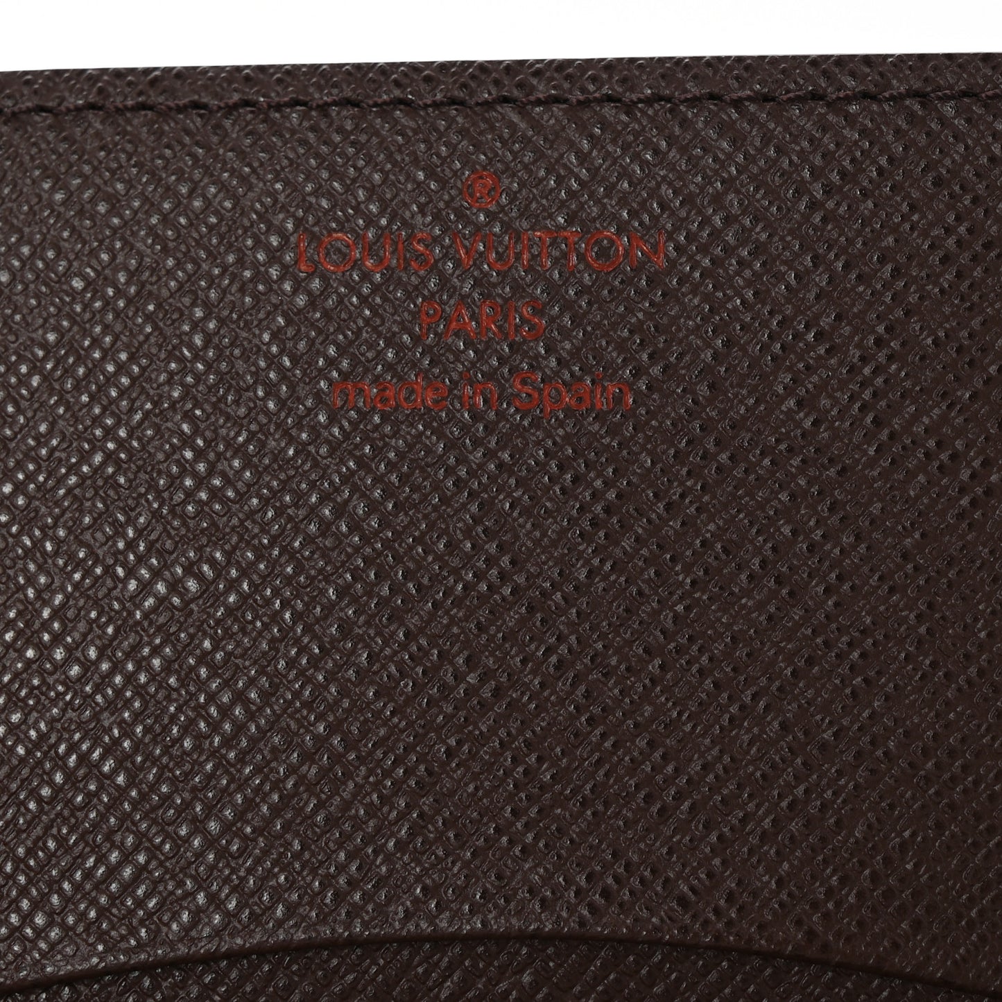 Damier Ebene Business Card Holder