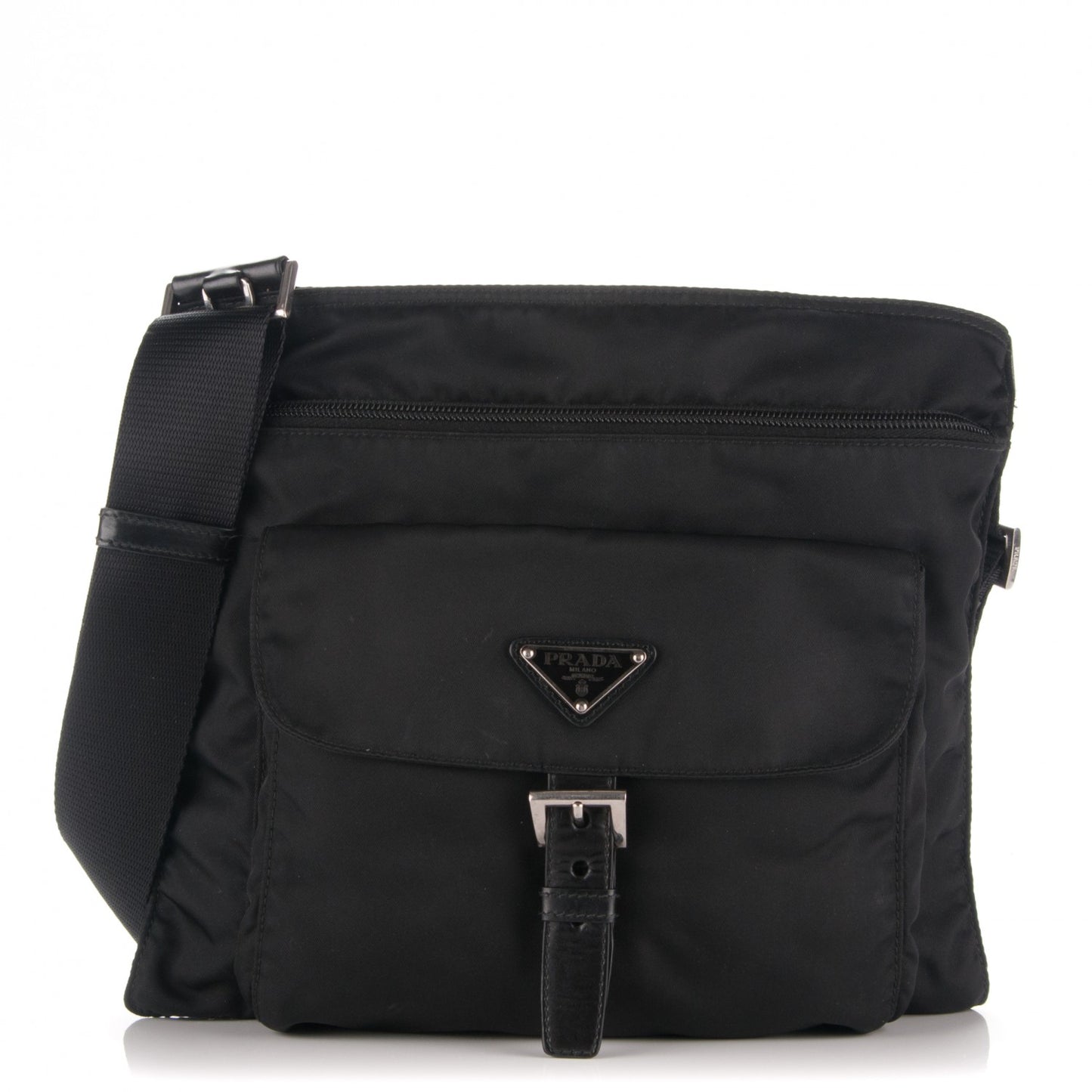 Nylon Vela Messenger Black