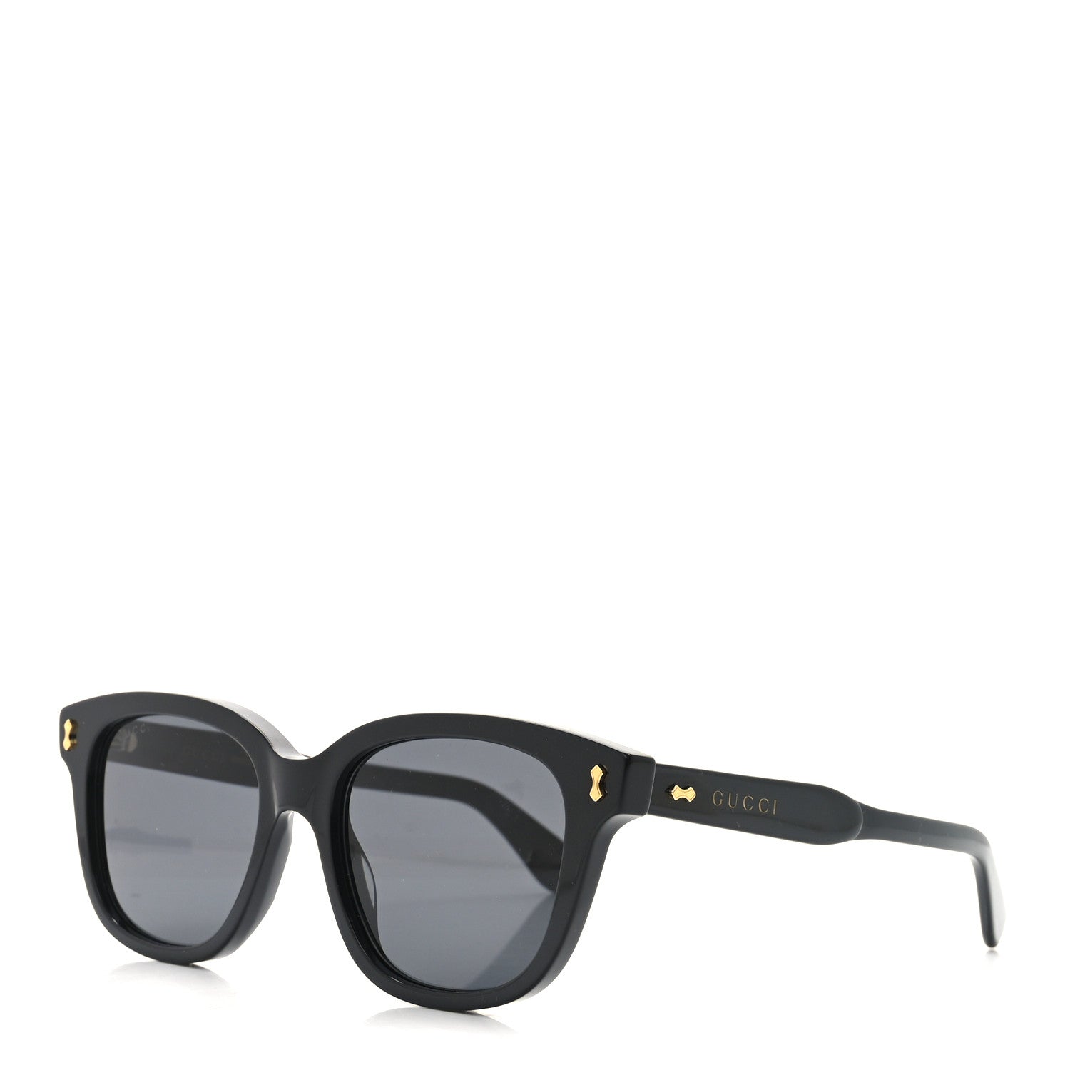 Gucci Acetate Square Frame Sunglasses GG1264S Black 1 of 7