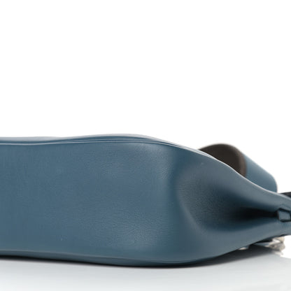 Hermes Veau Swift Sac Berline 28 Bleu Thalassa 9 of 10