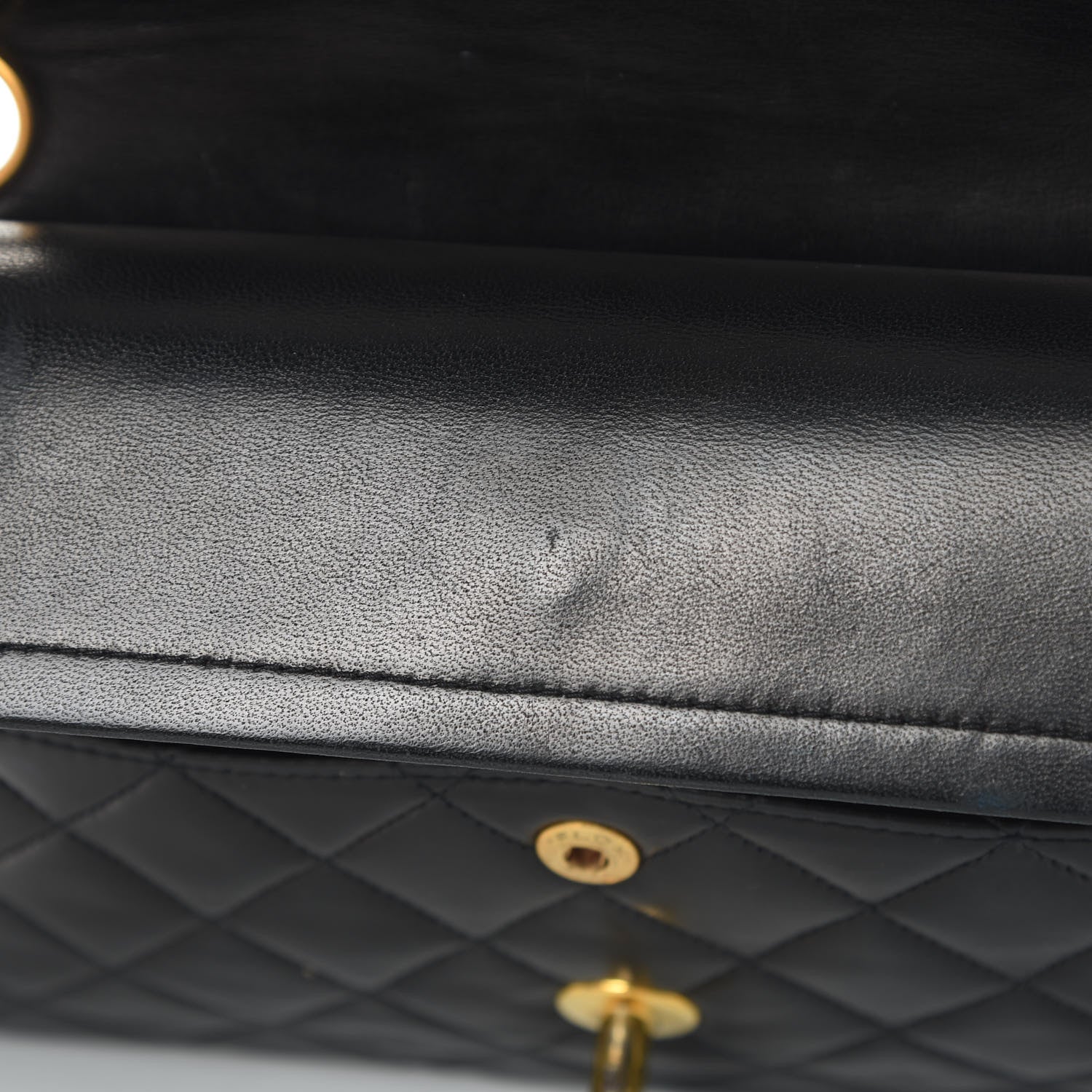 Chanel Lambskin Quilted Small Double Flap Black 18 of 21