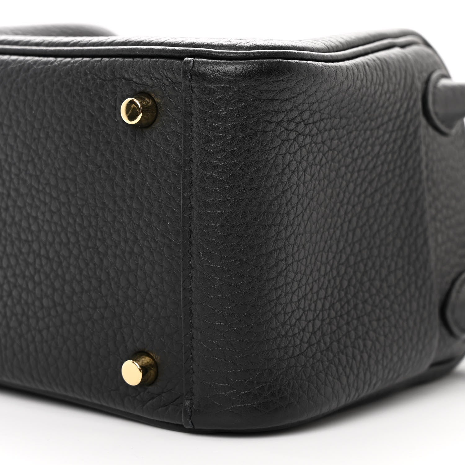 Hermes Taurillon Clemence Mini Lindy 20 Black 11 of 12