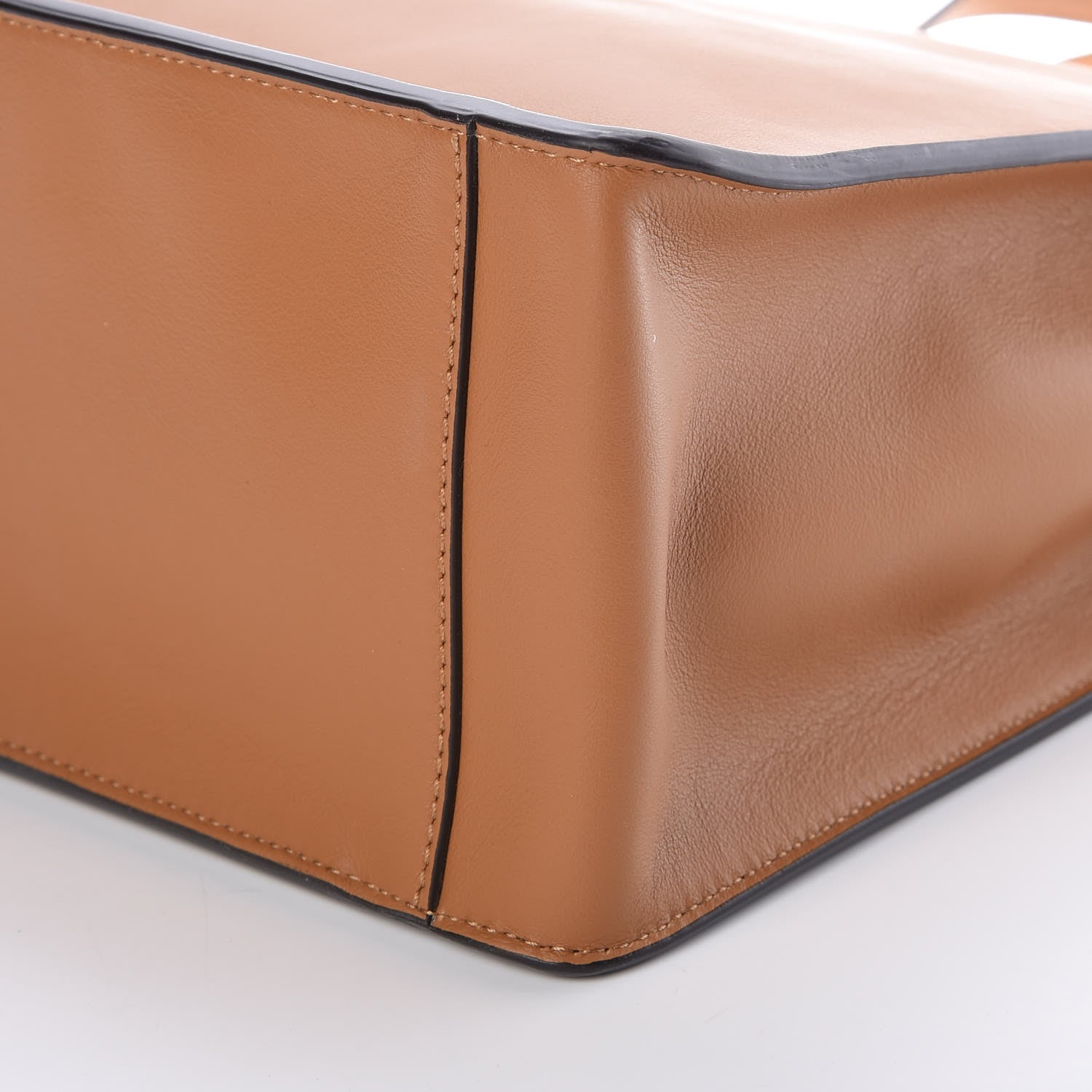 Fendi Vitello Grace Suede Flip Tote Nocciola Marrone 12 of 12