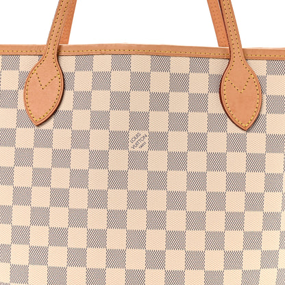 Louis Vuitton Damier Azur Neo Neverfull MM Rose Ballerine 8 of 10