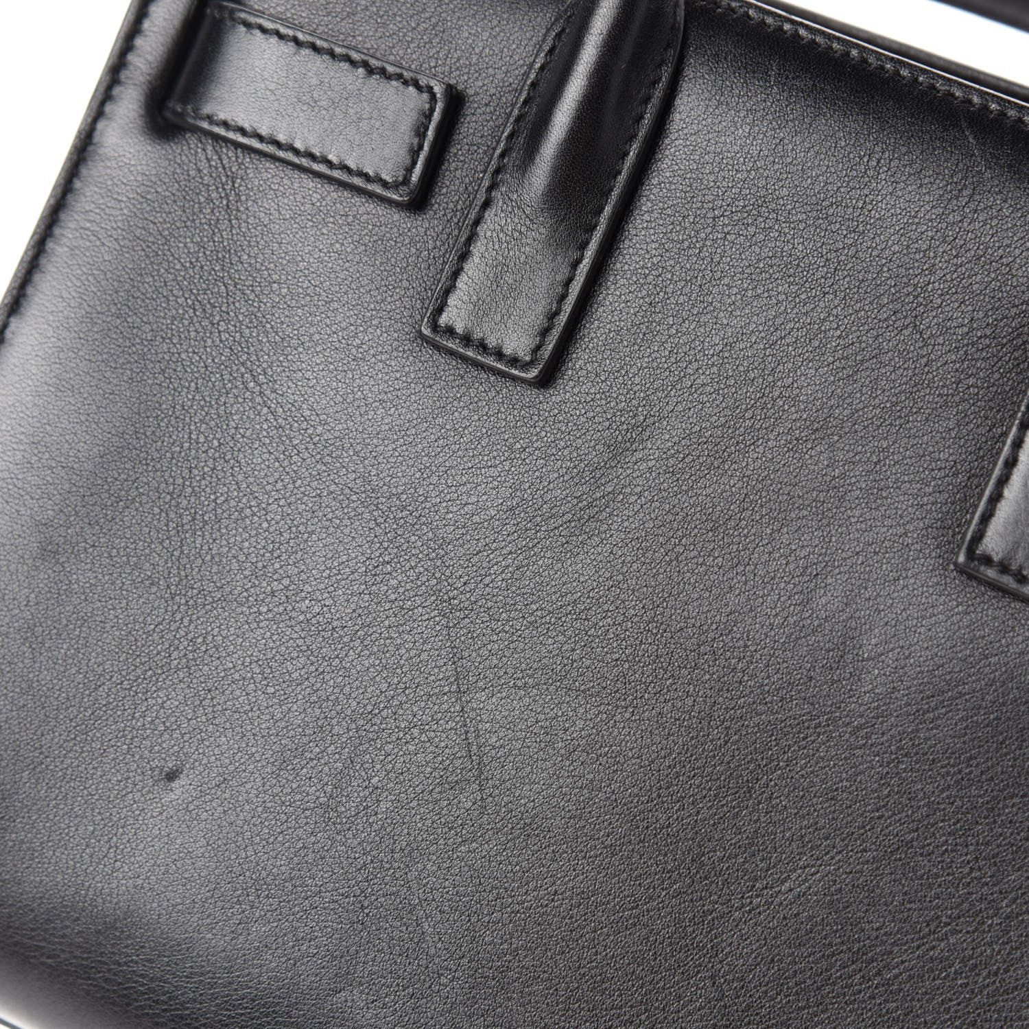 Saint Laurent Calfskin Nano Sac De Jour Black 9 of 11