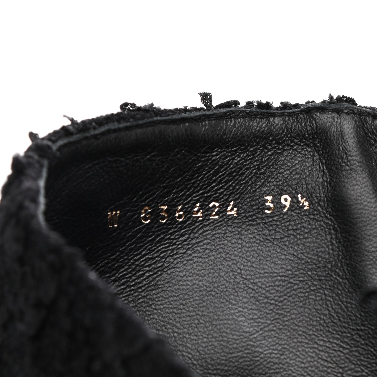 Chanel Tweed Lambskin Quilted Lace Up Combat Boots 39.5 Black 8 of 9
