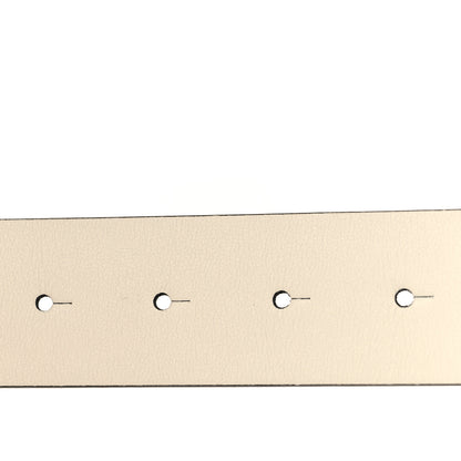 Chanel Calfskin CC Reversible Belt 90 36 White Black 3 of 5