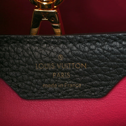 Louis Vuitton Taurillon Capucines PM Black 6 of 9
