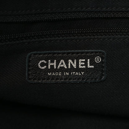 Chanel Fantasy Fur Quilted Camellia Tote Black 7 of 11