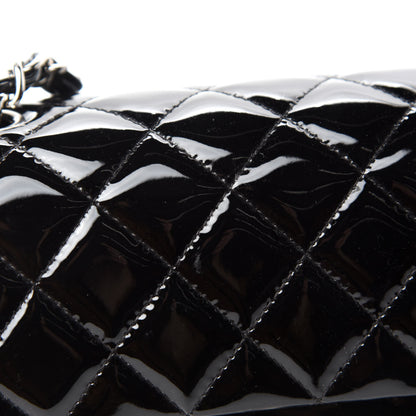 Chanel Patent Calfskin Quilted Mini Rectangular Flap Black 10 of 14