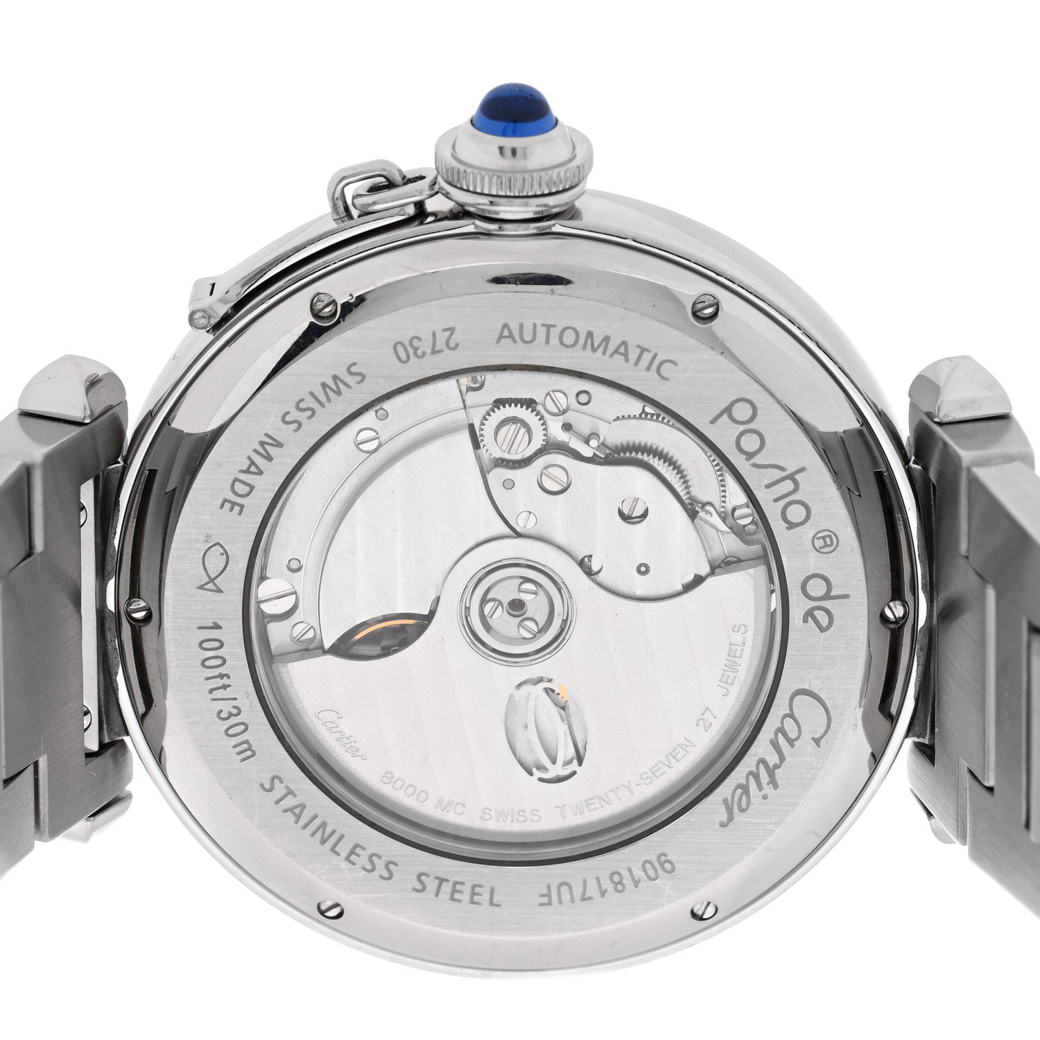 Cartier Stainless Steel 42mm Pasha C Automatic Watch 4 of 5