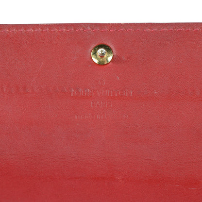 Louis Vuitton Vernis Rayures Sarah Wallet Pomme D'Amour 7 of 11