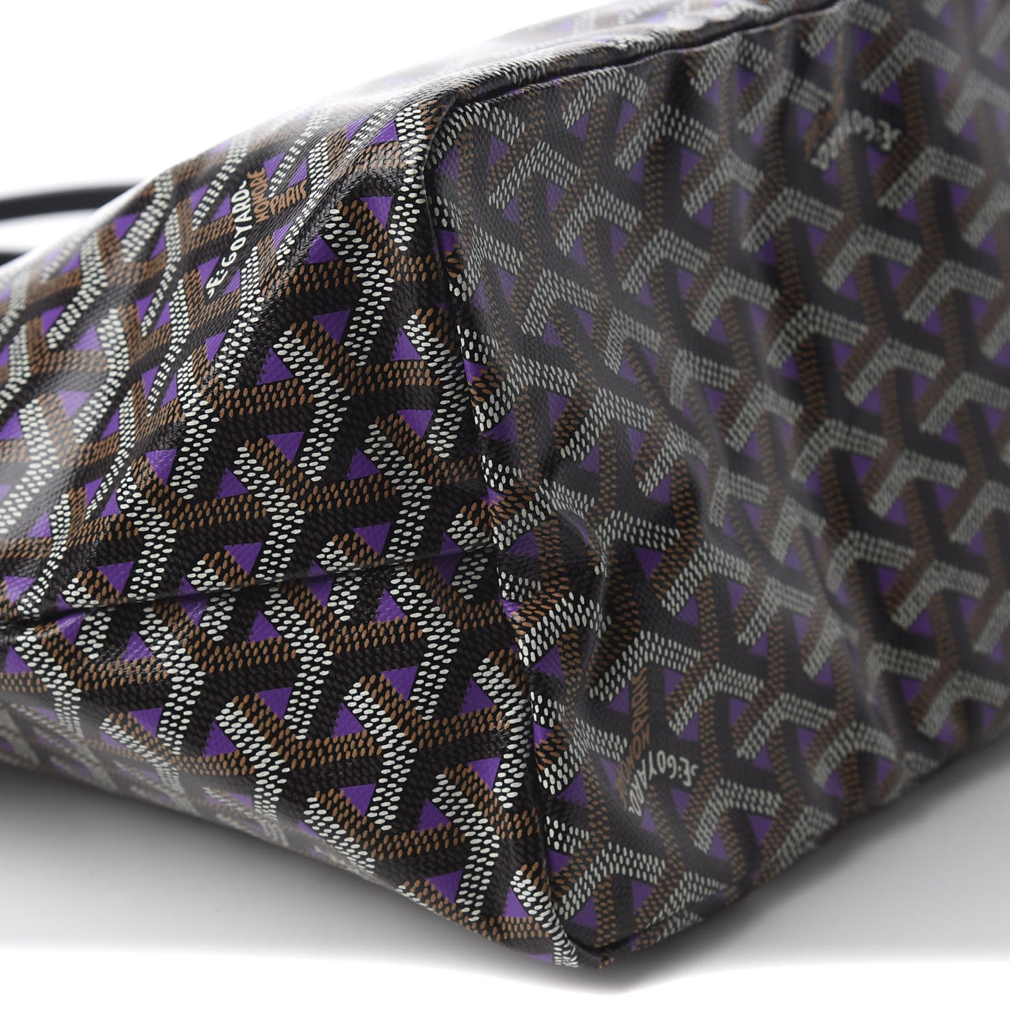 Goyardine Saint Louis Claire Voie PM Black Violet