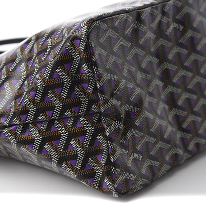 Goyard Goyardine Saint Louis Claire Voie PM Black Violet 6 of 9
