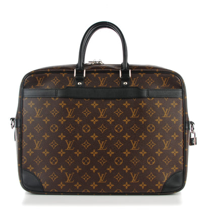 Louis Vuitton Monogram Macassar Porte-Documents Voyage GM 1 of 7