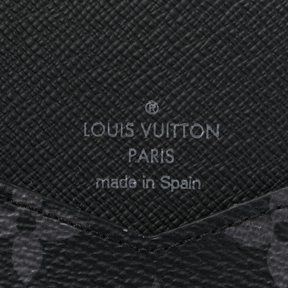 Louis Vuitton Epi Monogram Eclipse Pocket Organizer Blue 6 of 8