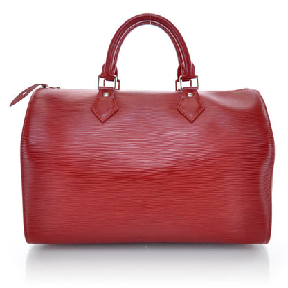 Louis Vuitton Epi Speedy 30 Red 1 of 11