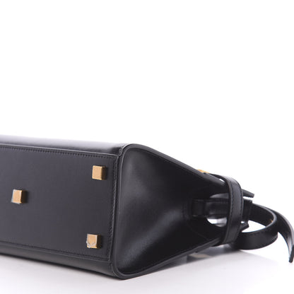 Saint Laurent Smooth Calfskin Manhattan Nano Shopper Tote Black 9 of 10
