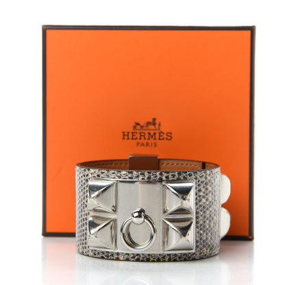 Hermes Lizard Collier De Chien CDC Bracelet L Ombre 8 of 8