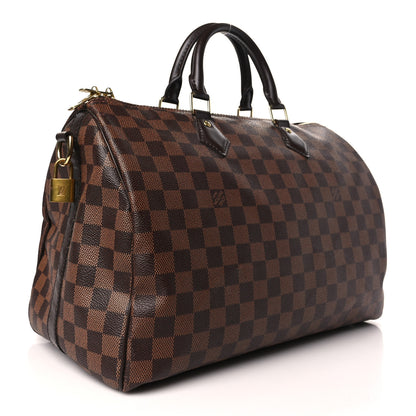 Louis Vuitton Damier Ebene Speedy Bandouliere 35 3 of 8
