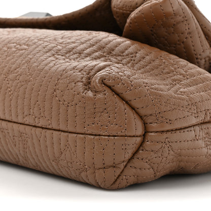 Louis Vuitton Calfskin Quilted Monogram Altair Clutch Beige 8 of 9