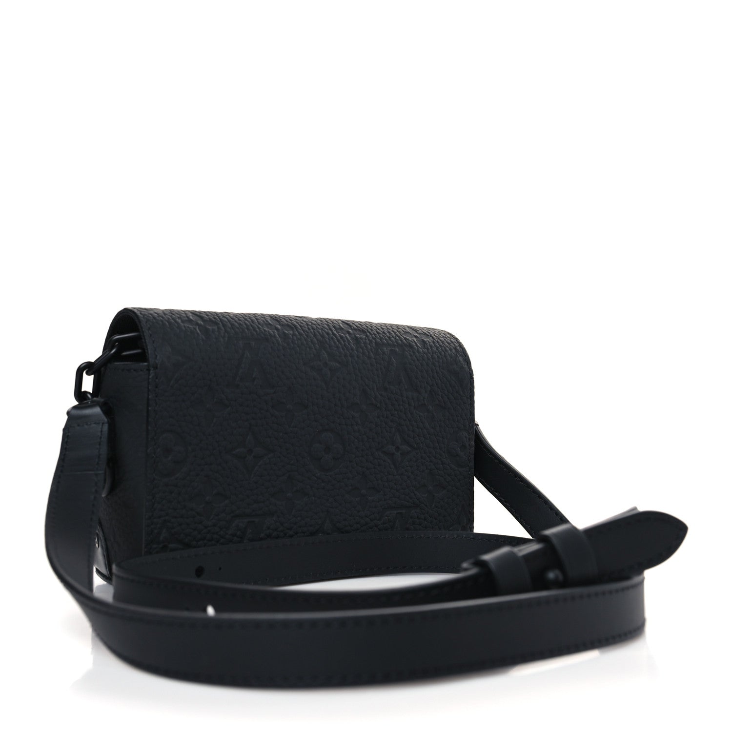 Louis Vuitton Taurillon Monogram Steamer Wearable Wallet Black 3 of 8