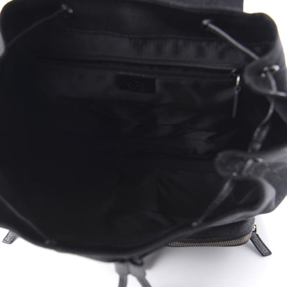 Gucci GG Monogram Single Buckle Backpack Black 4 of 9