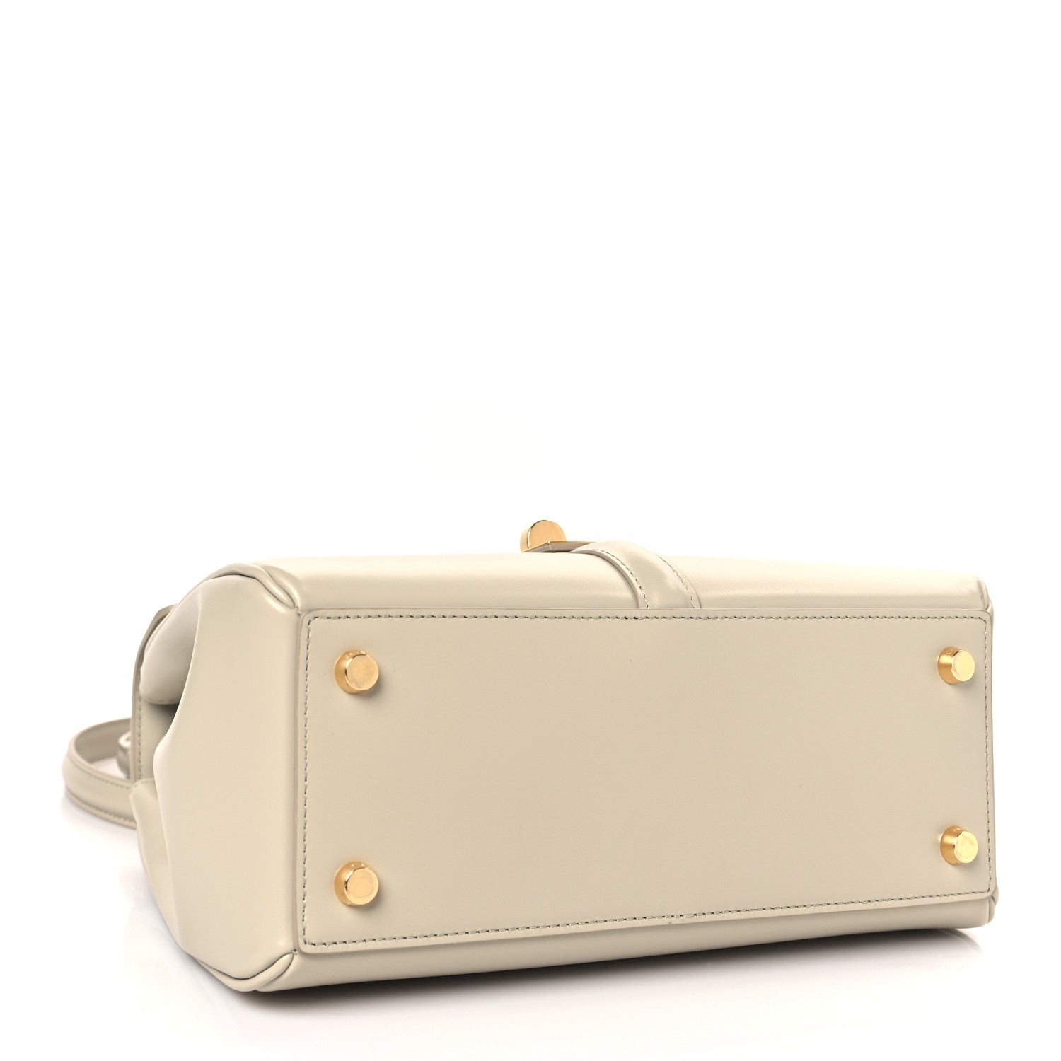 Celine Satinated Calfskin Small 16 Top Handle Bag Beige 4 of 8