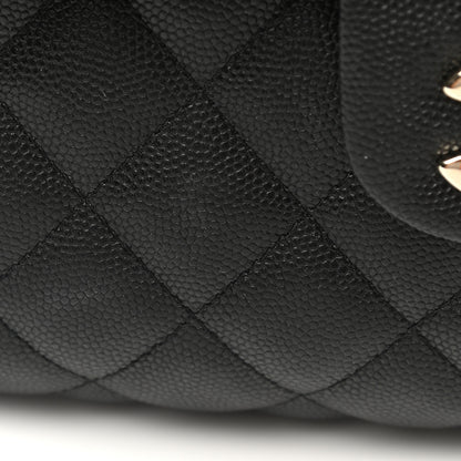 Chanel Caviar Quilted Flap Clutch Black 9 of 9