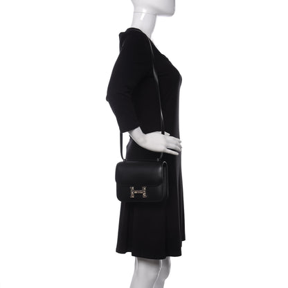 Hermes Veau Monsieur Lizard Constance 18 Black Ombre 2 of 10