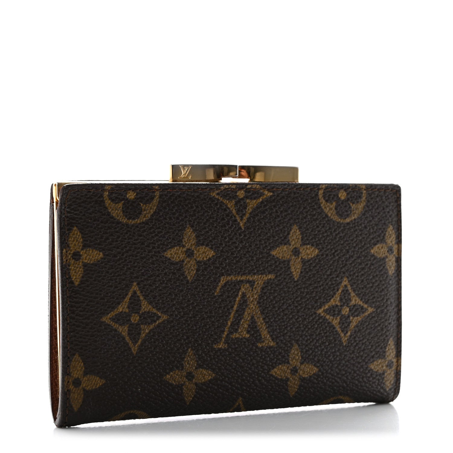 Louis Vuitton Monogram French Kiss Lock Coin Purse 3 of 9